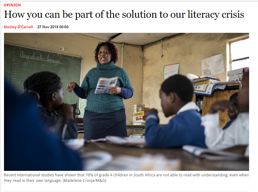 How you can be part of the solution to our literacy crisis – Mail&Guardian